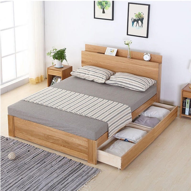 Lựa chọn kiểu dáng cho mẫu giường gỗ đơn giản đẹp