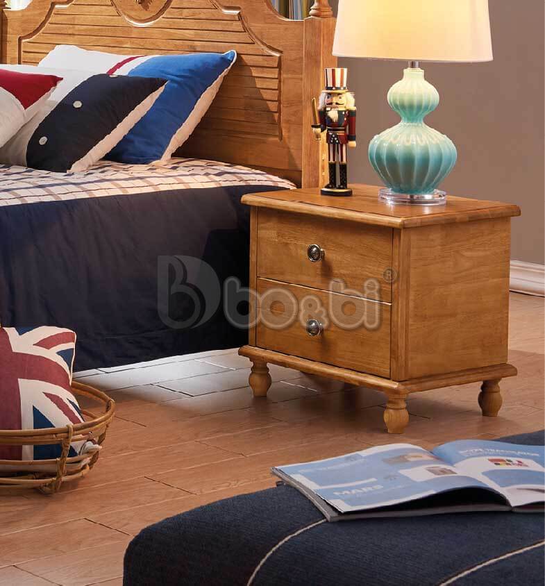 Tab đầu giường trẻ em gỗ tự nhiên cao cấp BBJY211TD-1