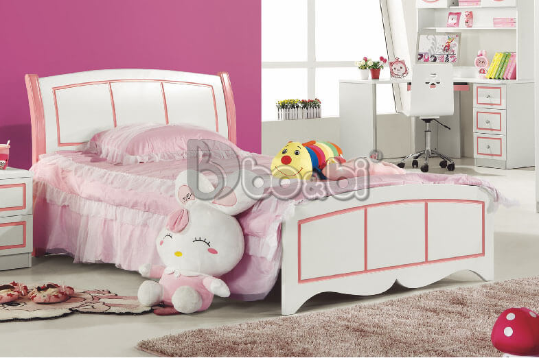 Giường ngủ màu hồng cho bé gái – lựa chọn hoàn mỹ cho phòng siêu xinh ảnh 6