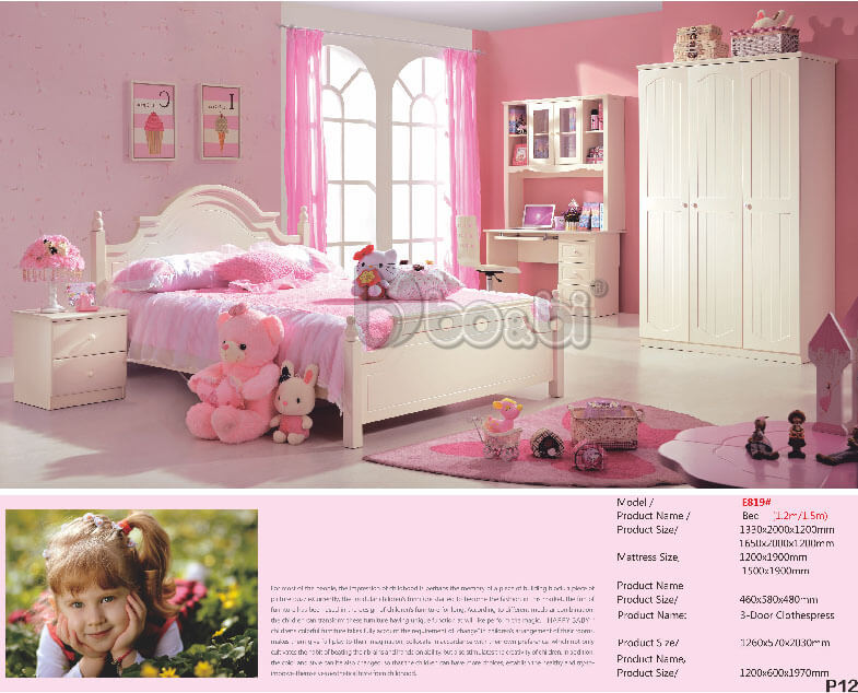 Phòng ngủ công chúa dễ thương BB BABY E819-2