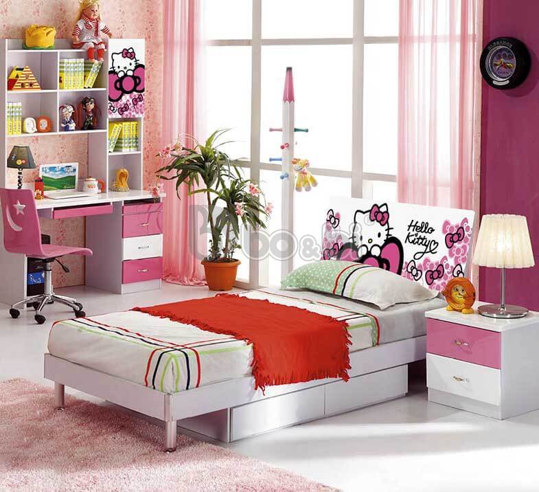 Giường ngủ trẻ em Hello Kitty – Siêu phẩm dễ thương dành cho bé gái mẹ không nên bỏ qua ảnh 5