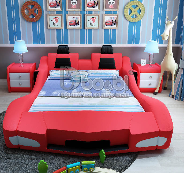 Phòng ngủ hình ô tô siêu Hot cho bé BBBABY08-2