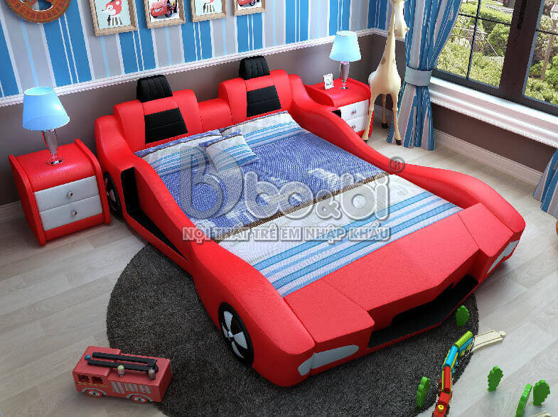 Phòng ngủ hình ô tô siêu Hot cho bé BBBABY08-3