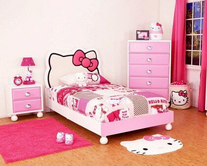 Giường ngủ trẻ em Hello Kitty – Siêu phẩm dễ thương dành cho bé gái mẹ không nên bỏ qua
