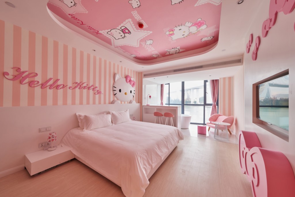 “Mê Tít” với 5 mẫu phòng ngủ Hello Kitty cho bé gái đẹp tại bo&bi ảnh 1
