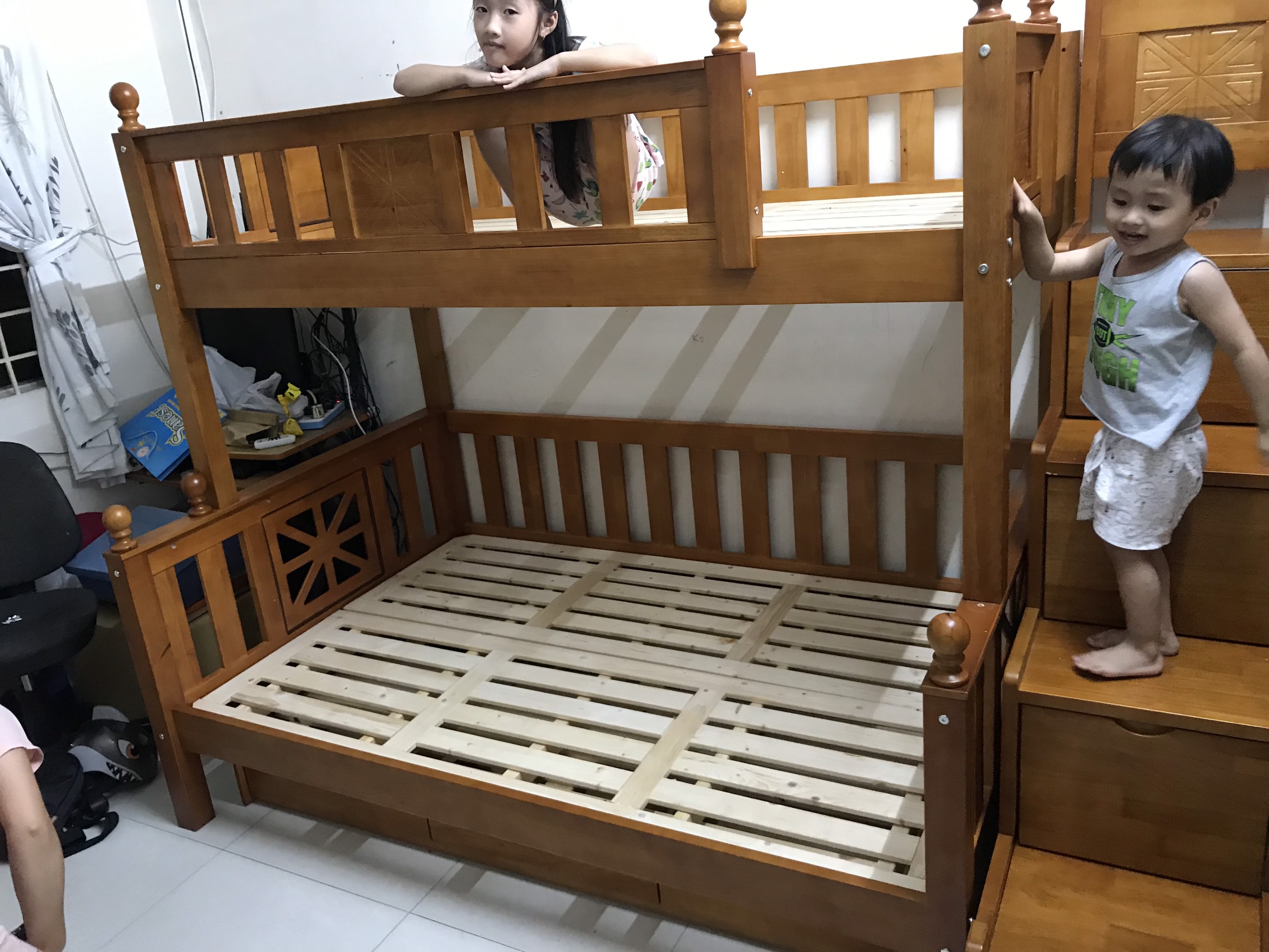 Công trình thi công lắp đặt giường tầng trẻ em cho gia đình chị Hạnh – Long Biên 