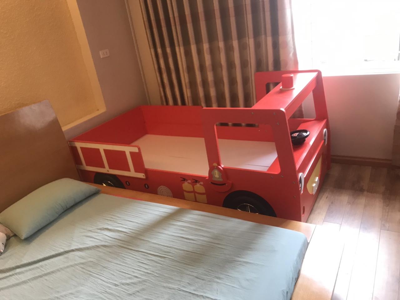Công trình thi công giường ngủ hình ô tô cho bé Bin tại Hà Đông – Hà Nội ảnh 1