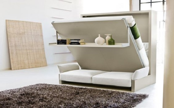 Giường thông minh kết hợp với ghế sofa