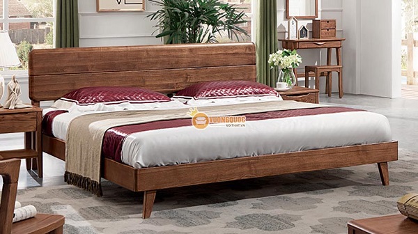 Mẫu giường gỗ đẹp đơn giản – Bộ sưu tập Hot nhất 2020