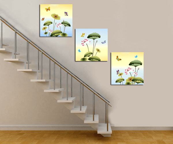 Ý nghĩa của tranh treo tường trang trí cầu thang