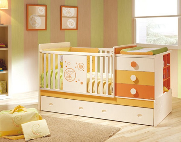 Ưu điểm của thiết kế giường cũi đa năng cho bé