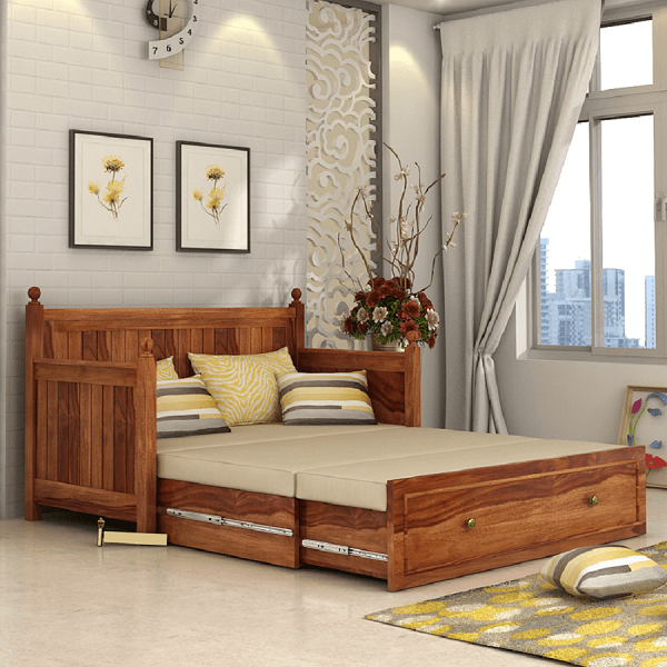 Bộ sưu tập các kiểu sofa giường gỗ HOT nhất 2020