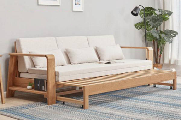 Mẫu sofa giường gỗ phong cách Hàn Quốc