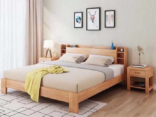 Chú ý đến chất liệu giường ngủ gỗ