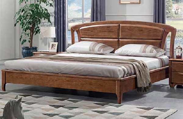 Giường ngủ gỗ tự nhiên kiểu dáng hiện đại