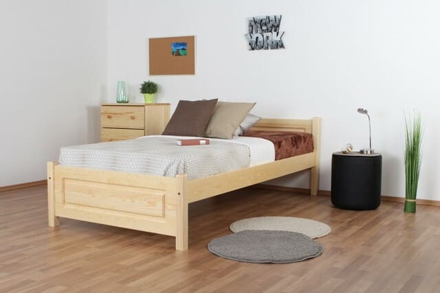 Mẫu giường đơn 1m gỗ công nghiệp đẹp mắt