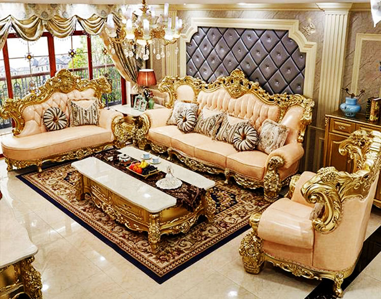 Bộ bàn ghế sofa tân cổ điển giá rẻ là sự lựa chọn tuyệt vời cho những ai yêu thích phong cách cổ điển mà không muốn \