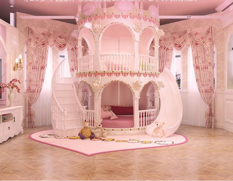 Phòng ngủ công chúa cho 2 bé gái