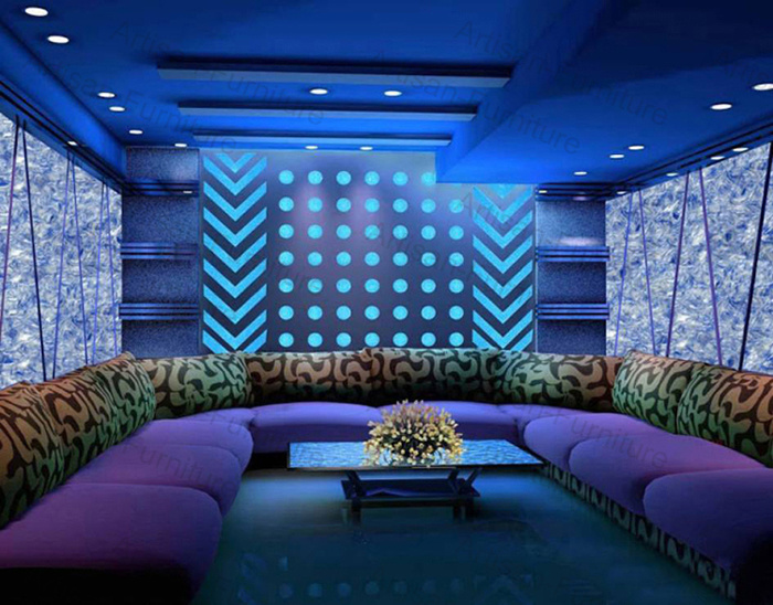 Mẫu ghế sofa karaoke phong cách disco