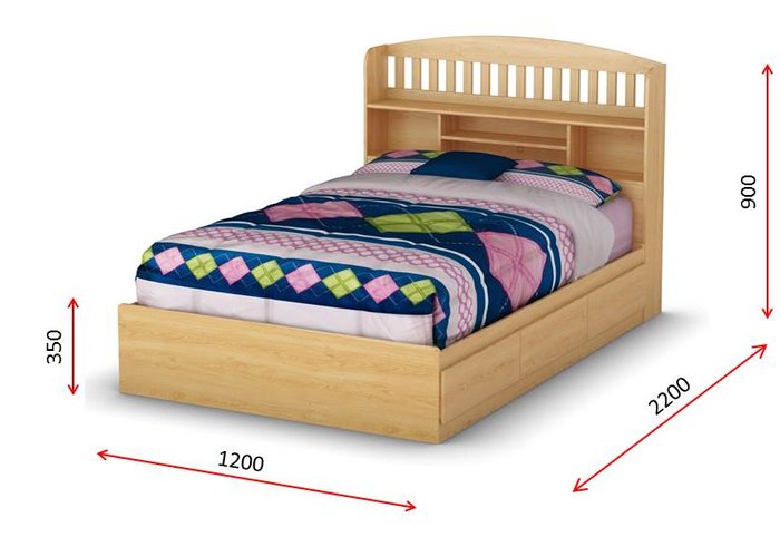 Kich thước giường ngủ cho bé gái 